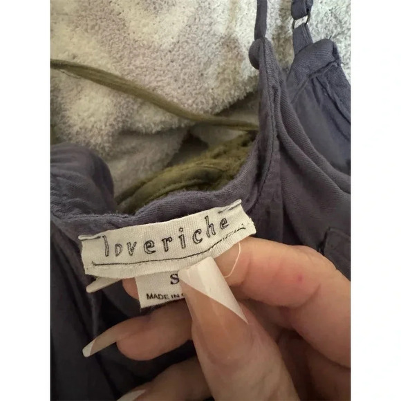 Loveriche Casual Gray Sleeveless Cropped  Relaxed Fit Front Pocket romper - Picture 11 of 13